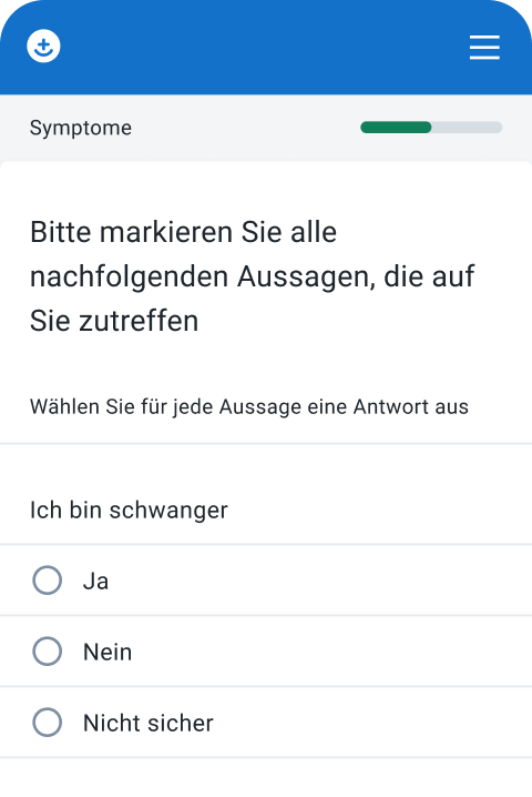 Screenshot – Risikofaktoren hinzufügen