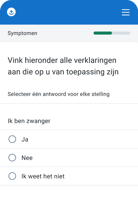 screenshot - risicofactoren toevoegen