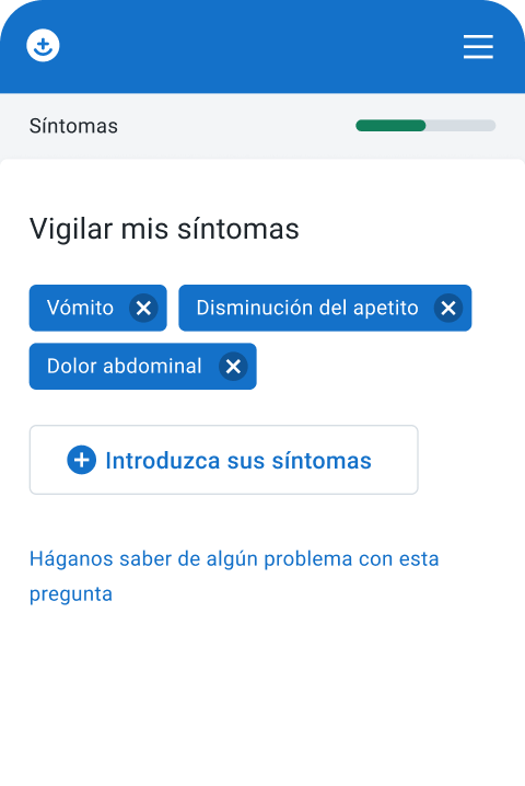 Captura de pantalla: añadir factores de riesgo