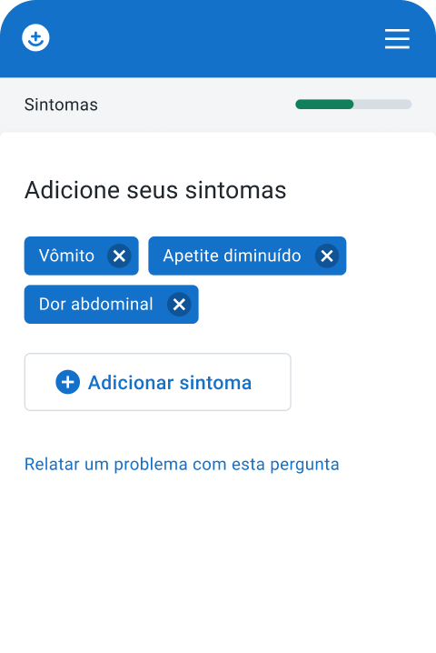 Captura de tela - adicionar sintomas iniciais