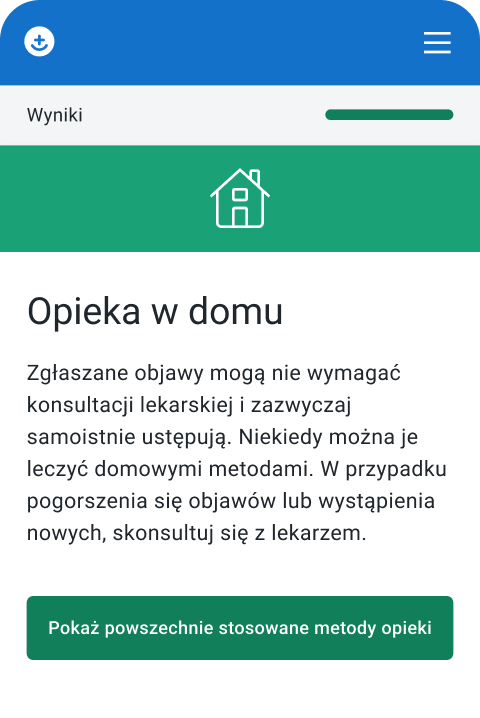 zrzut ekranu - zobacz wyniki oceny medycznej